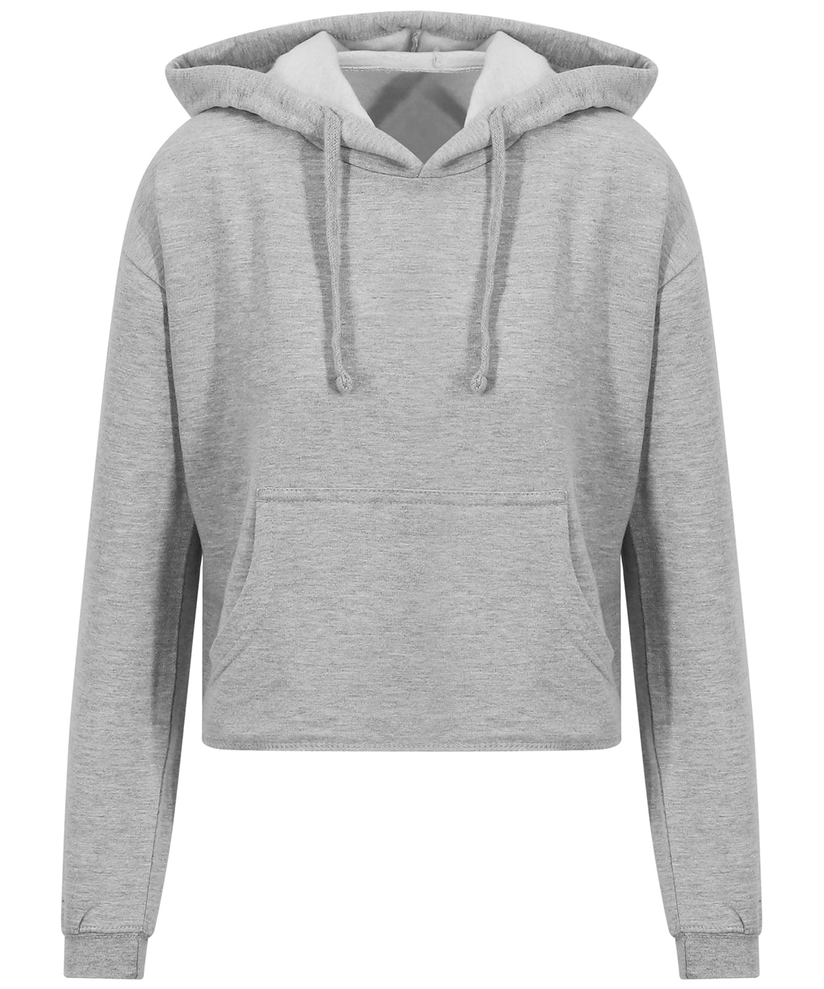 Sudadera corta de mujer | Gris Moteado