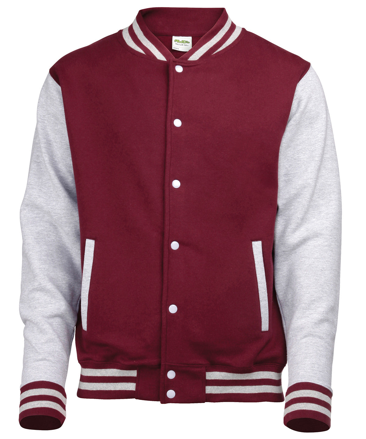 Chaqueta varsity | Burdeos/Gris Jaspeado