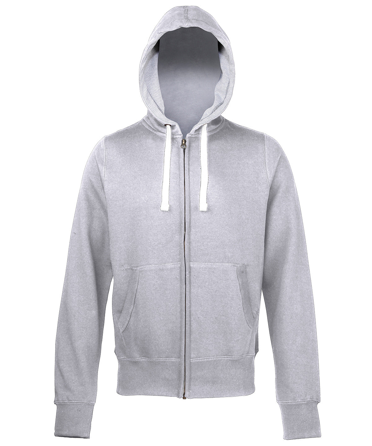Grobstrick Hoodie | Gesprenkeltes Grau