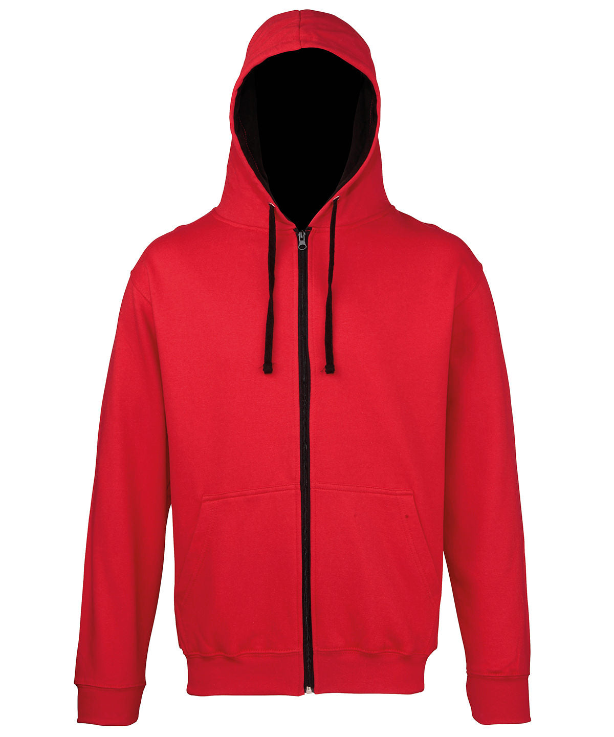 Sudadera con capucha Varsity | Rojo Fuego/Negro Jet - Rojo Carbn/Negro Jet