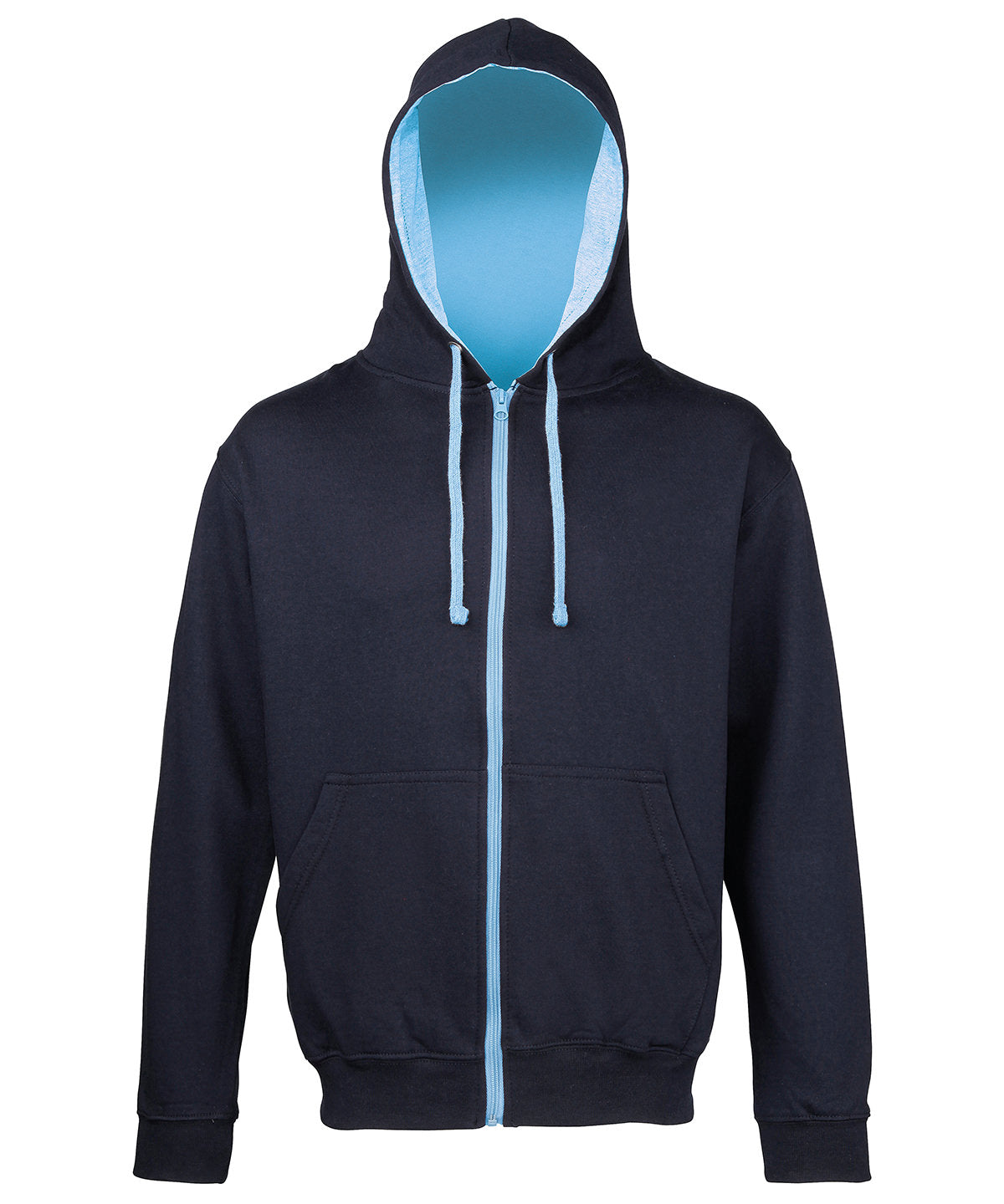Sudadera con capucha Varsity | Azul Marino Francs Claro
