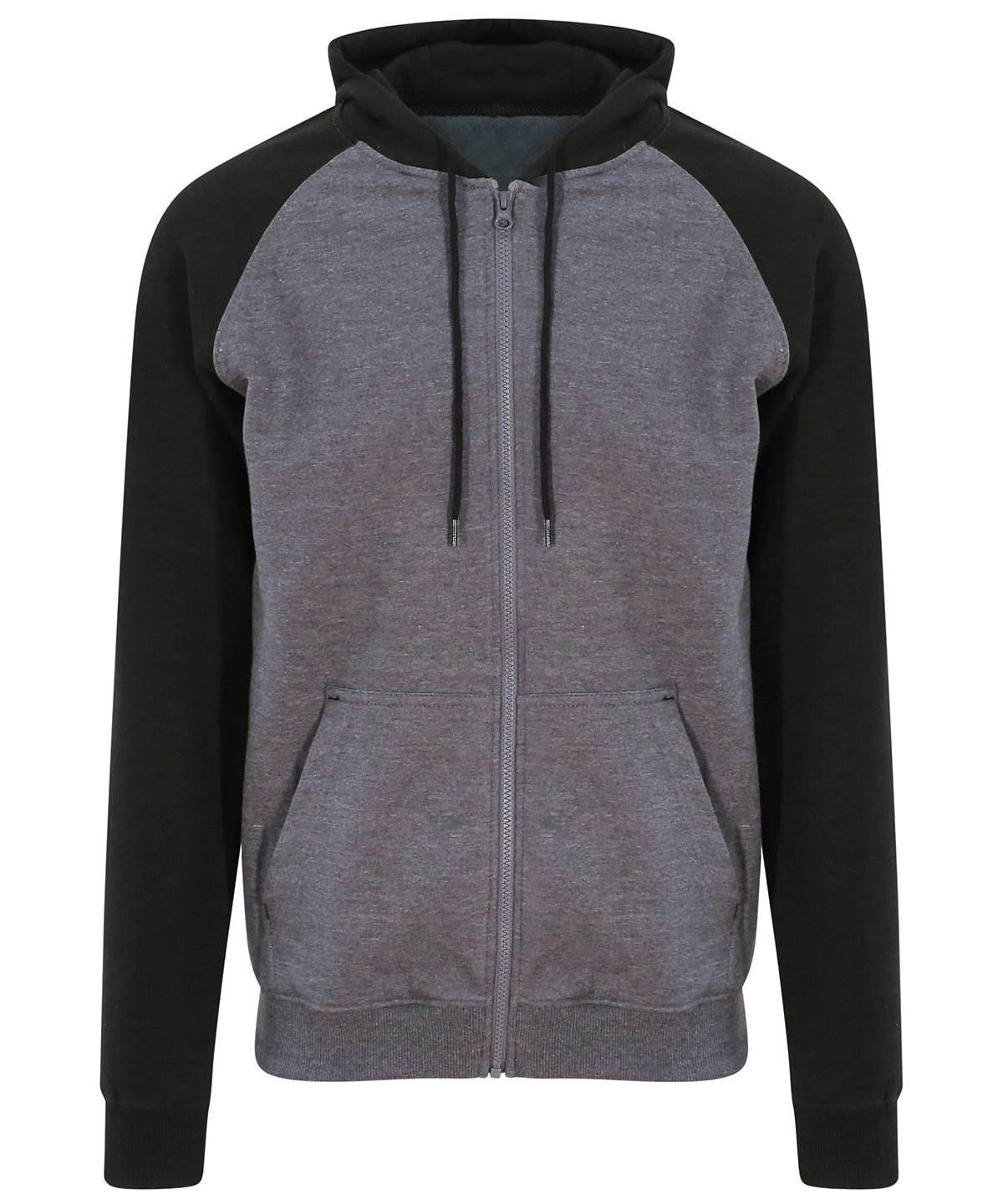 Baseball Hoodie | Intensives Anthrazitschwarz