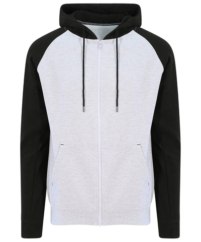 Baseball-Kapuzenpullover | Heather Grey/Jet Black