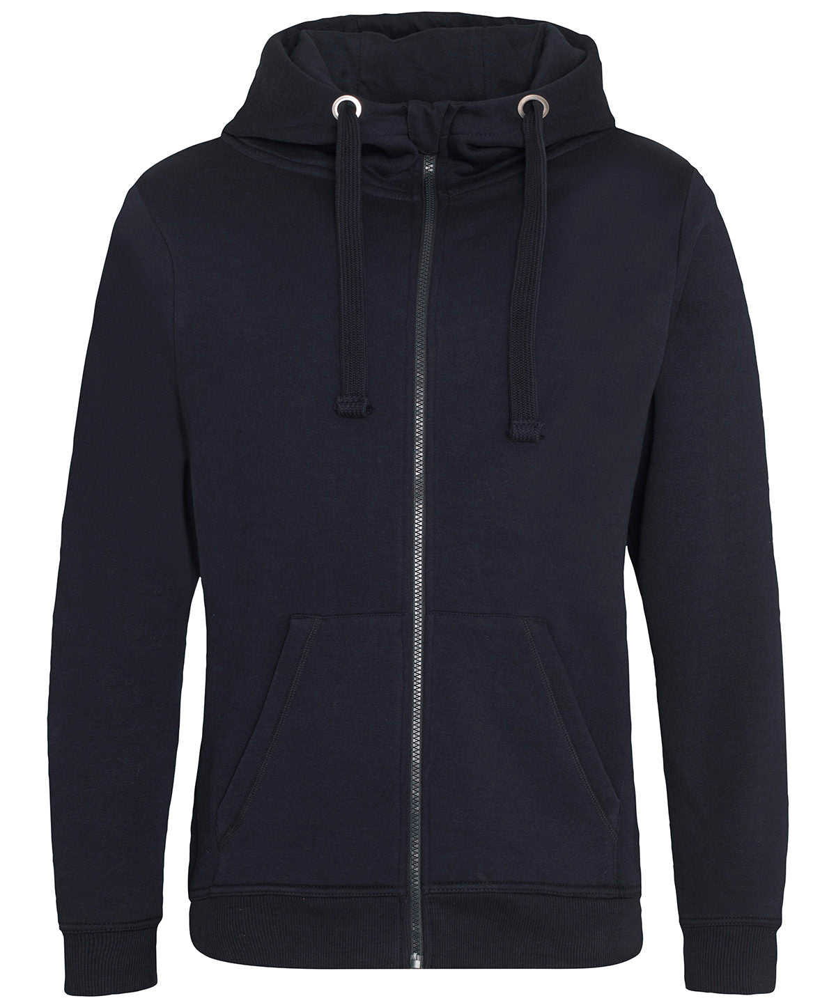 Schwerer Hoodie | Dunkelblauer French Terry