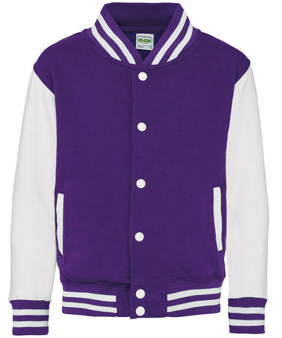Veste universitaire pour garçon | Violet/blanc
