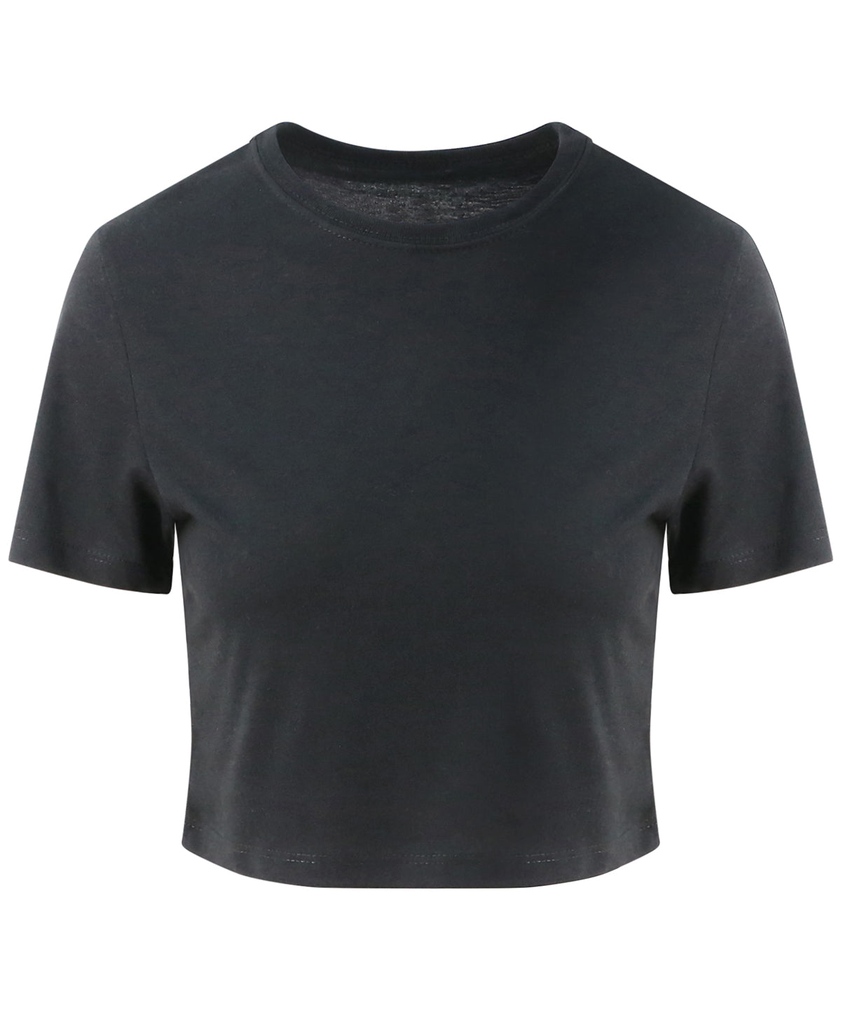 Triblend Crop T-Shirt für Damen | Schwarz Slido