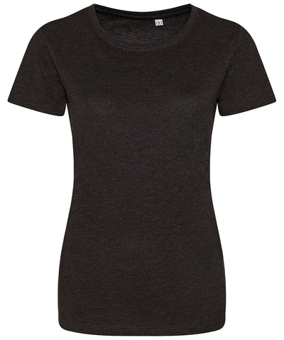 Camiseta de mujer de triblend | Negro Jaspeado