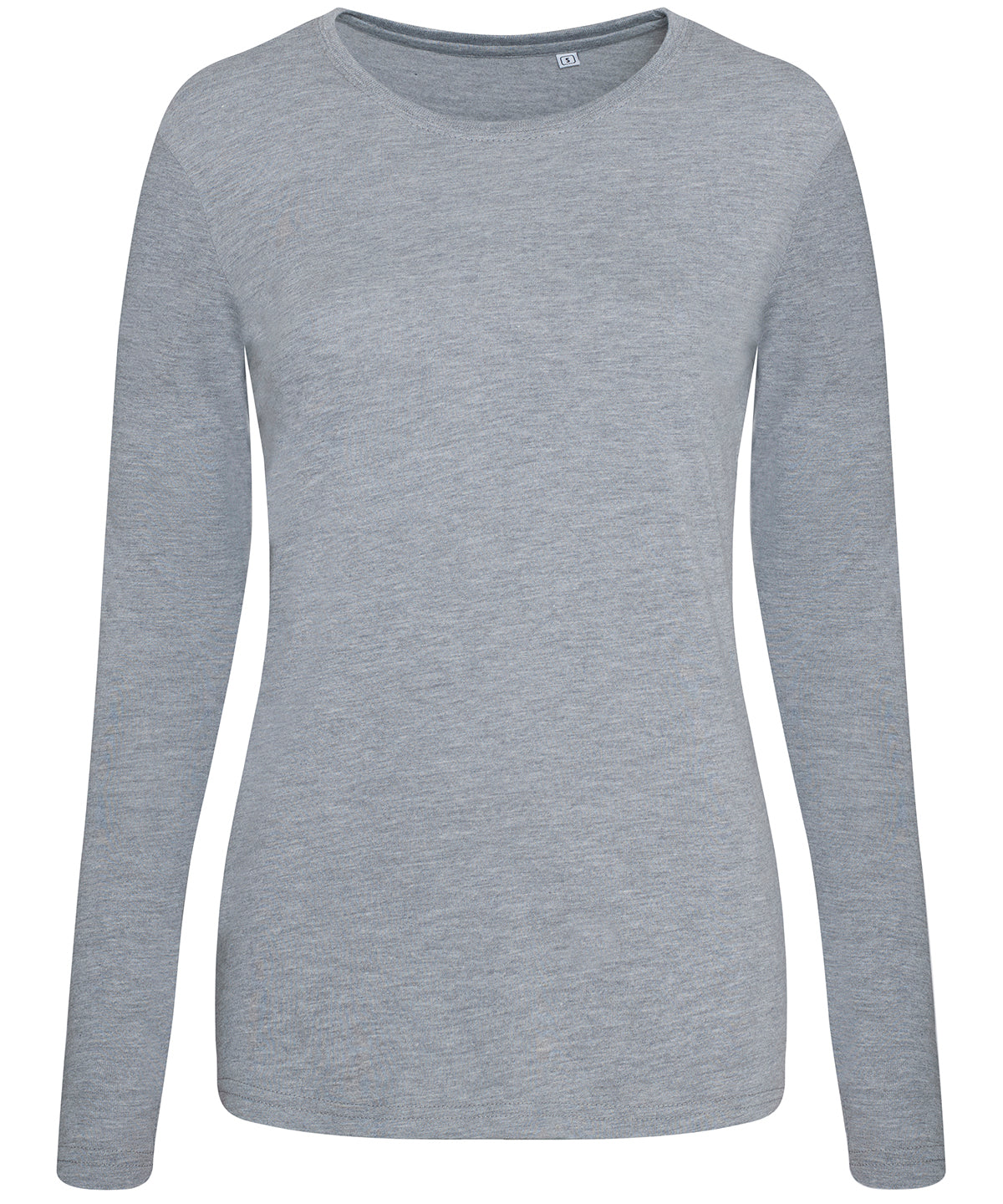 Camiseta de manga larga para mujer de triblend | Gris Pizarra