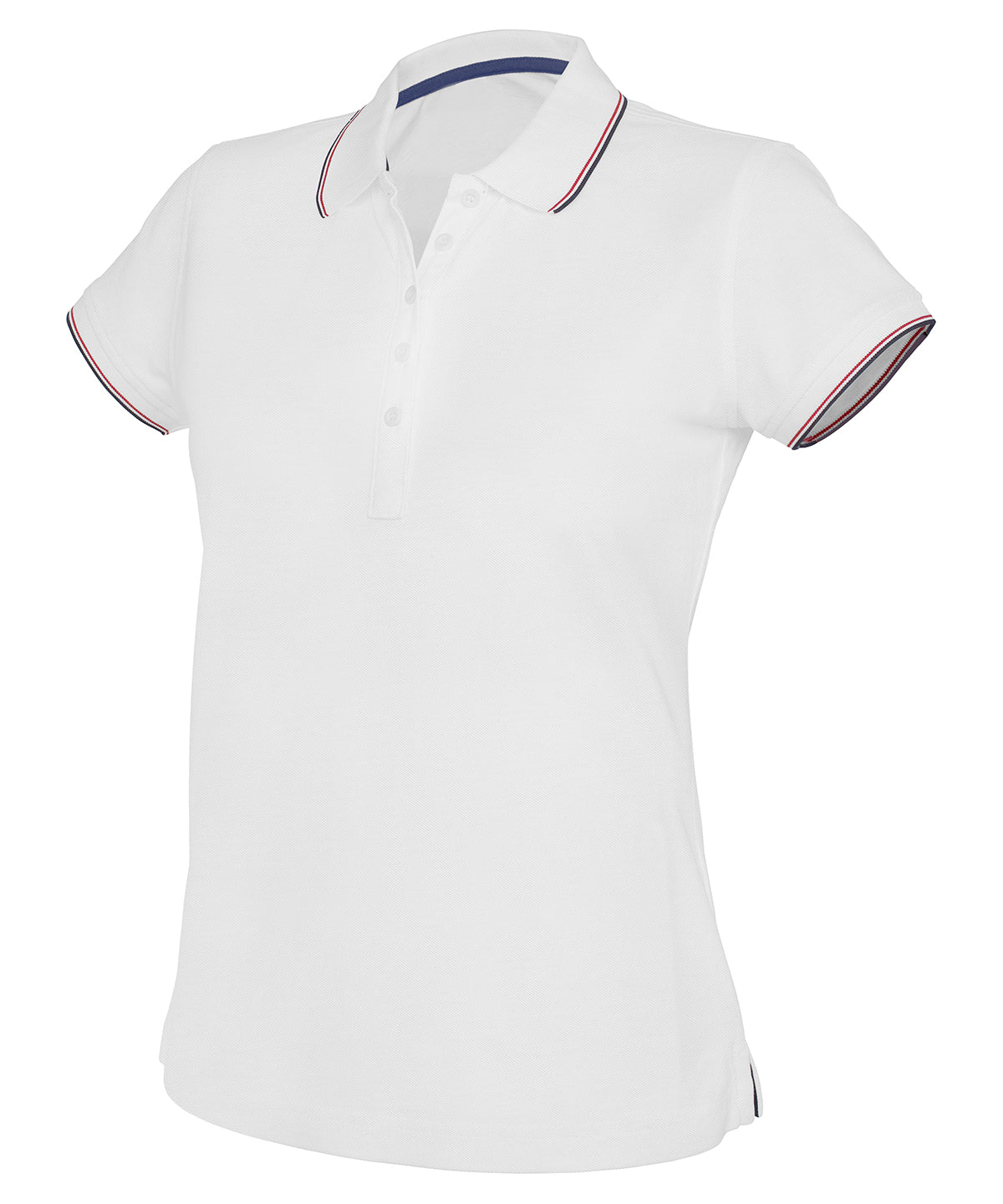 Camiseta polo de manga corta para mujer | Blanco