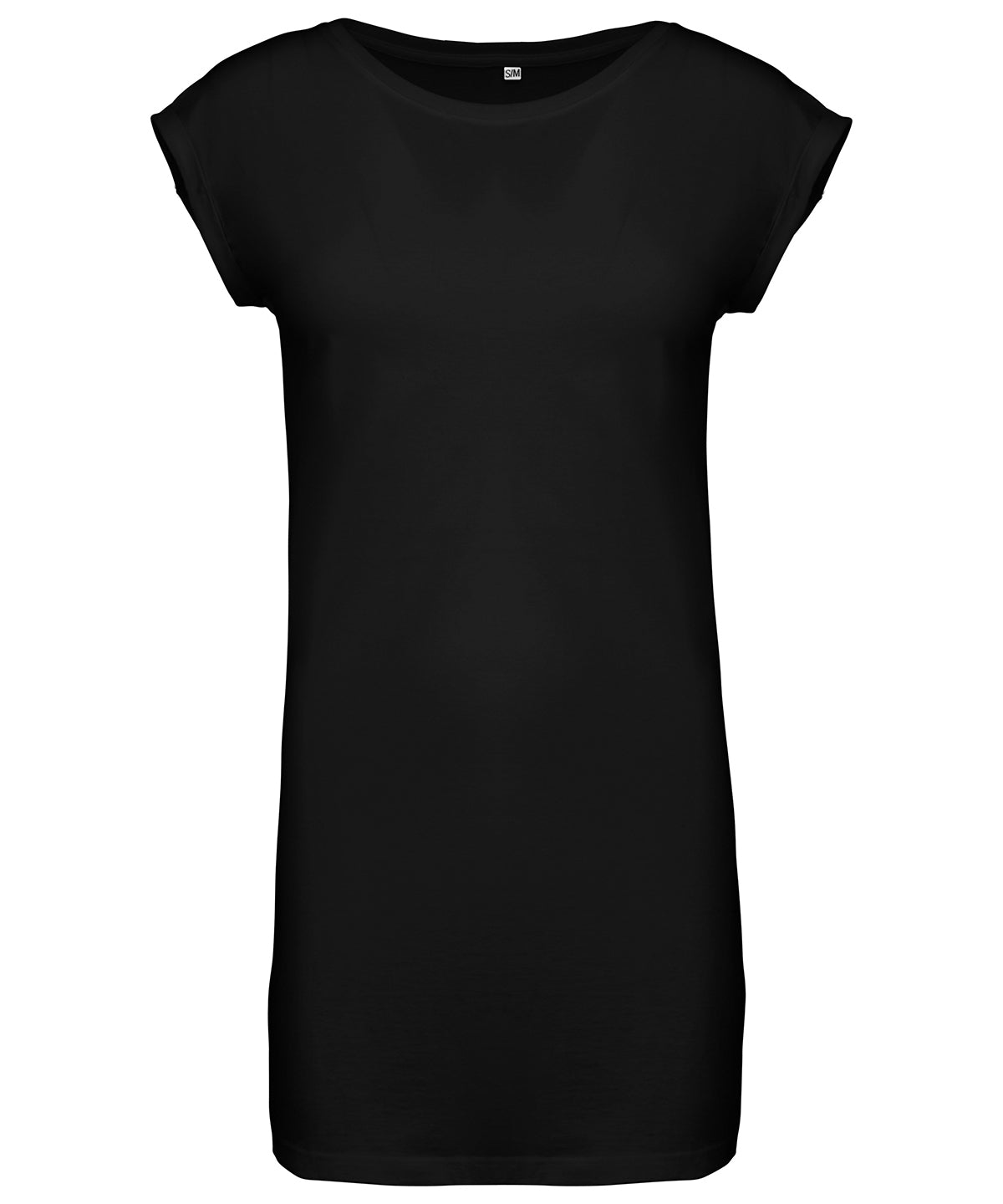 Damen Long T-Shirt | Schwarz