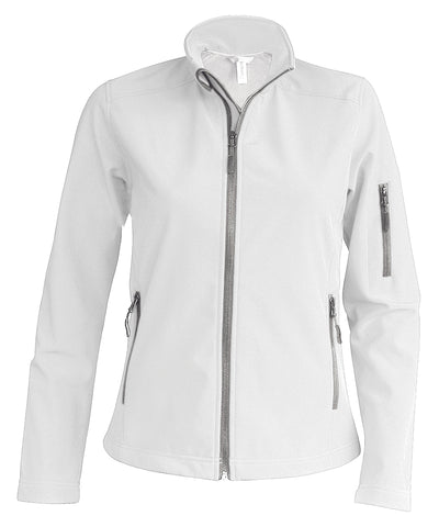 Chaqueta softshell para mujer | Blanco