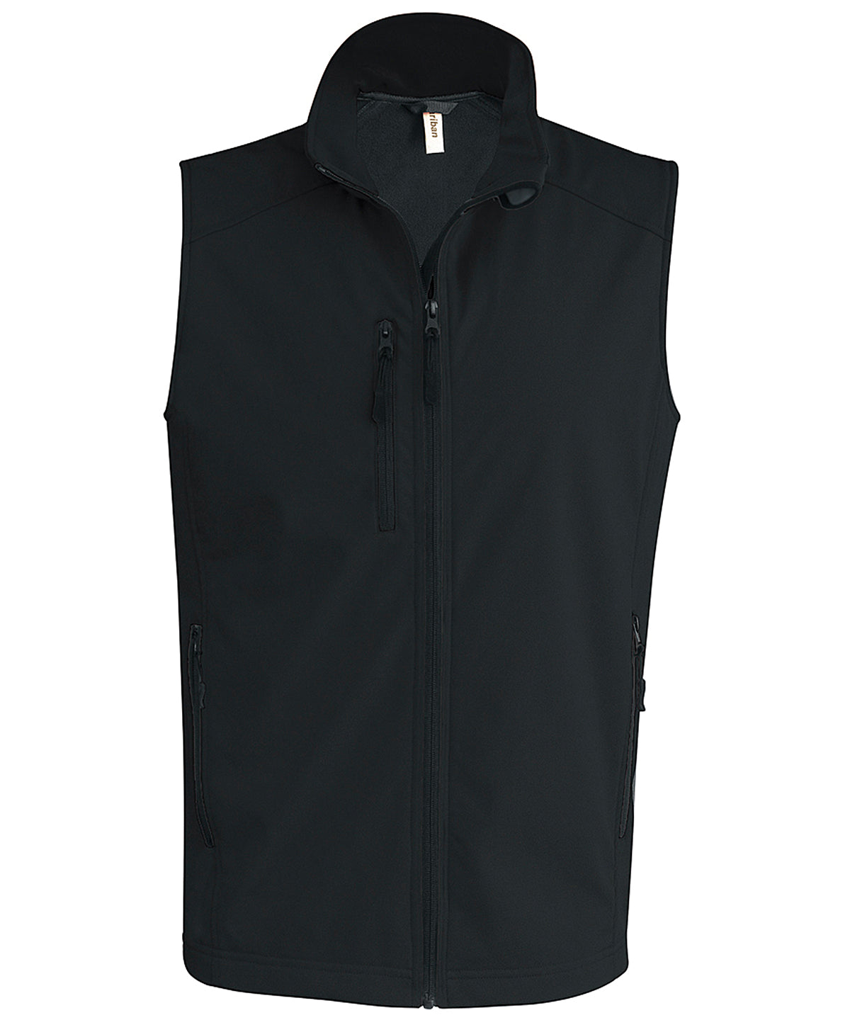 Chaleco softshell para hombre | Negro