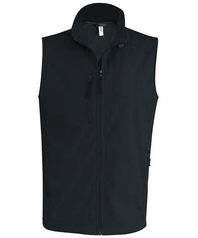 Chaleco softshell para hombre | Negro