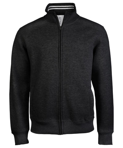 Chaqueta de sudadera con cremallera completa para hombre | Negro