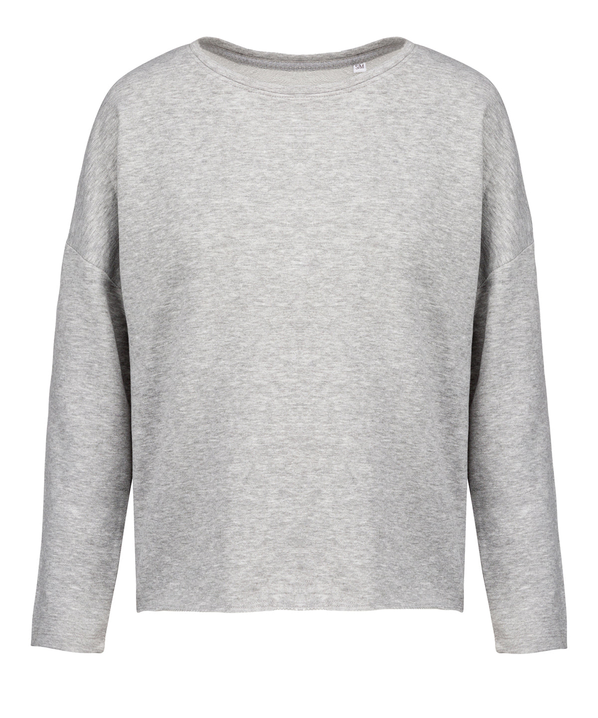 Sudadera extragrande para mujer | Gris Claro Jaspeado
