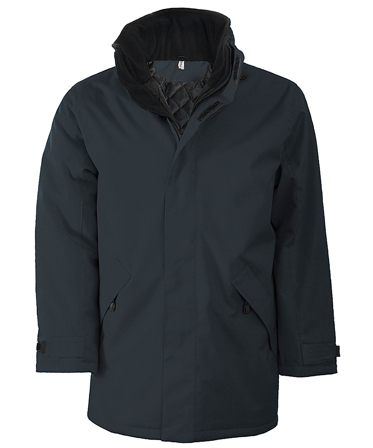 Parka acolchada | Gris Oscuro/Negro