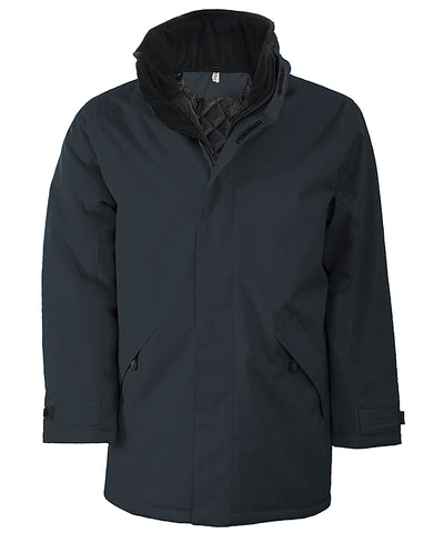Parka acolchada | Gris Oscuro/Negro