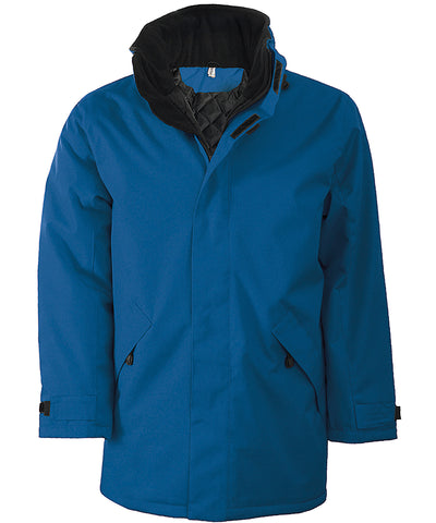 Parka acolchada | Azul Real Claro/Negro