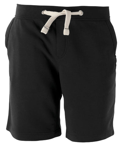 Bermudas unisex de French terry | Negro