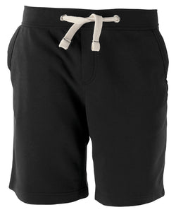Bermudas unisex de French terry | Negro