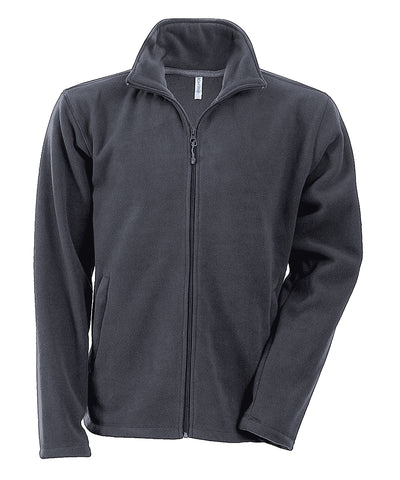 Chaqueta de microfelpa con cremallera completa Falco | Convoy Grey