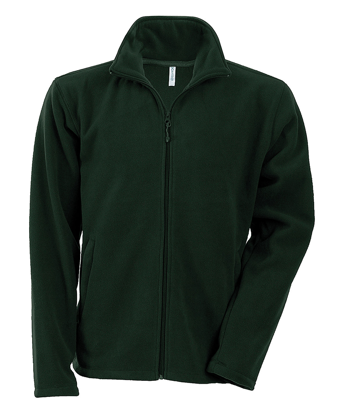 Chaqueta de microfelpa con cremallera completa Falco | Verde Bosque