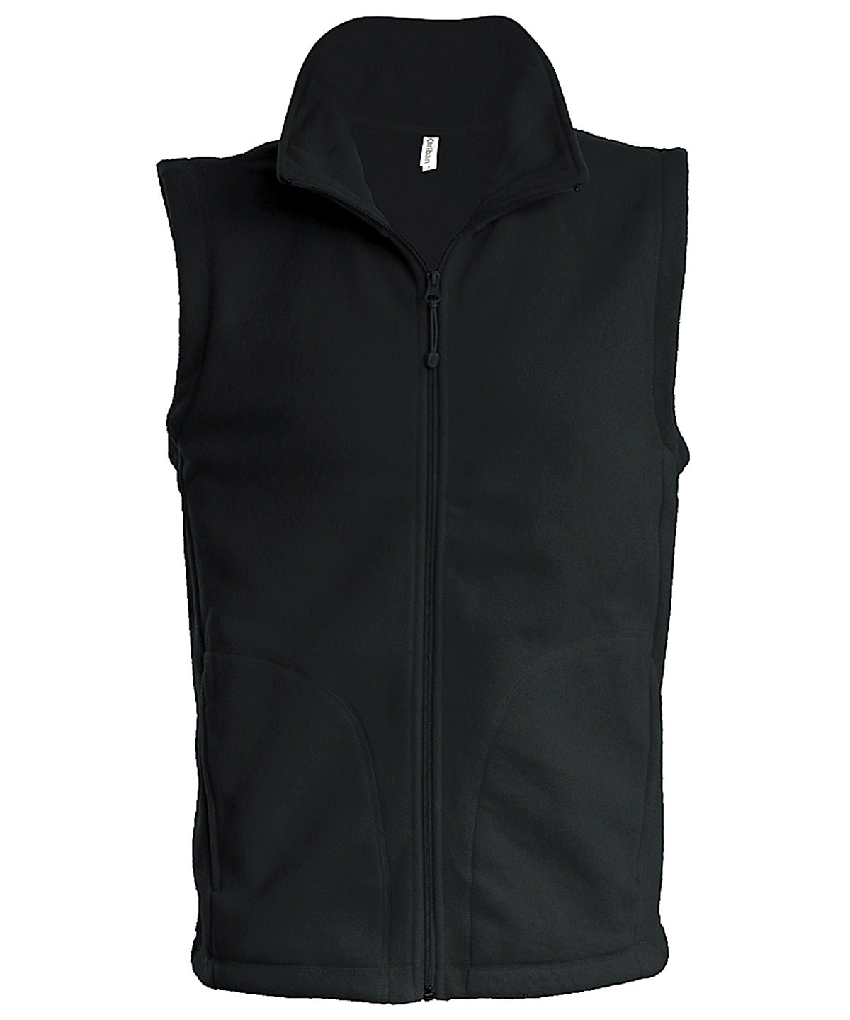 Chaleco de microfelpa para hombre Luca | Negro - Carbn