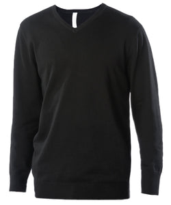 Jersey de hombre con cuello en V | Negro