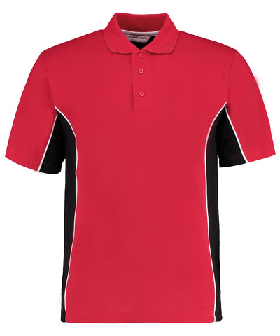 Polo Track (Classic Fit) | Rot/Schwarz/Weiß
