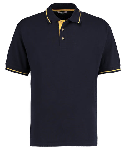 St Mellion Polo (klassische Passform) | Marineblau/Sonnengelb
