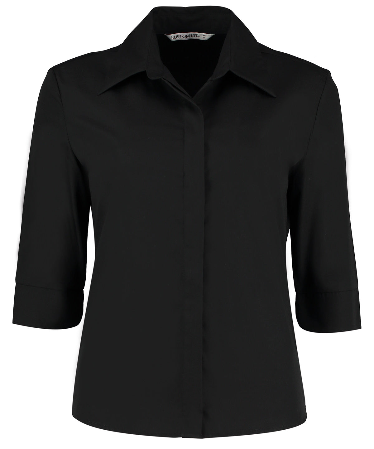 Blusa de manga larga para mujer Contiental | Negro - Carbn