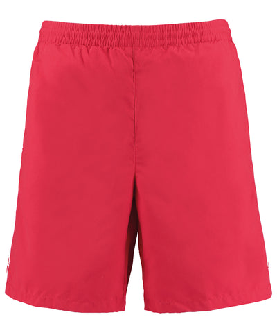 Pantaln corto de pista Gamegear® (corte clsico) | Rojo/Blanco