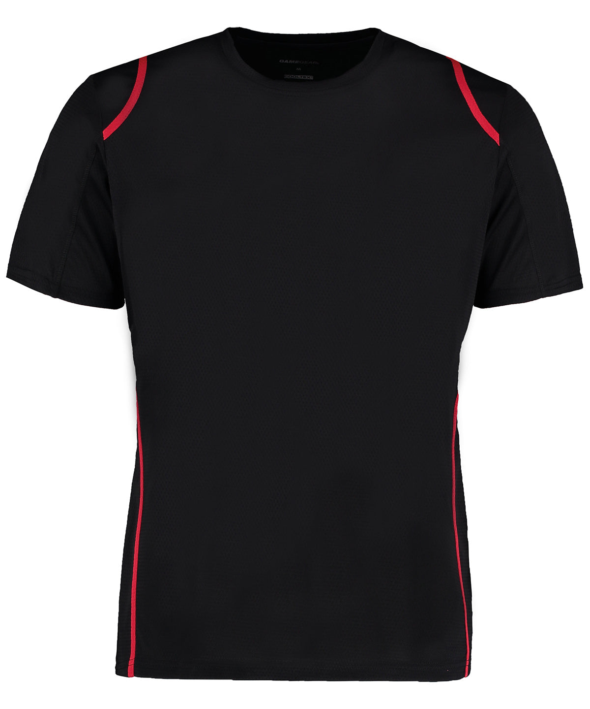 Camiseta de manga corta Gamegear® Cooltex® (corte regular) | Negro/Rojo
