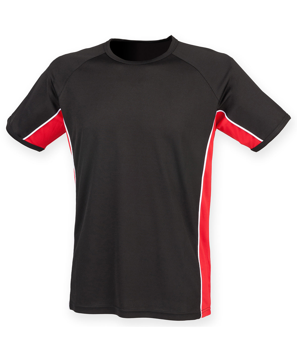 Camiseta de panel de rendimiento | Negro/Rojo/Blanco