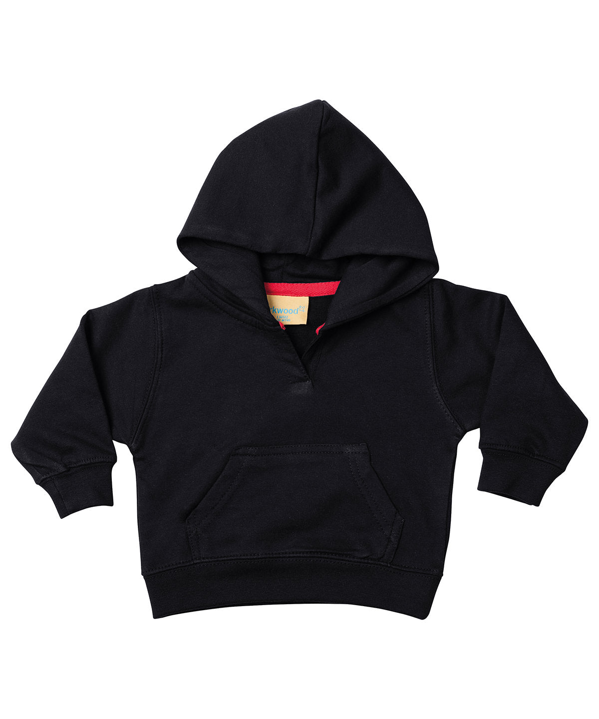 Kinder Hoodie mit Kängurutasche | Schwarz