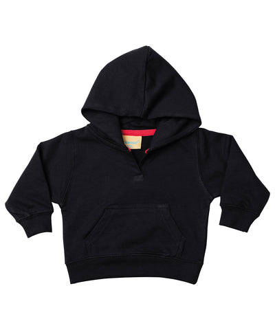 Kinder Hoodie mit Kängurutasche | Schwarz