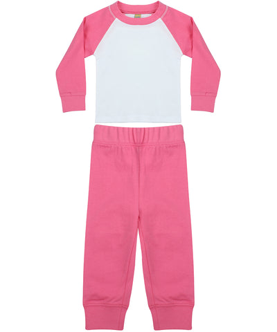 Pijamas infantiles | Rosa Algodn De Azcar/Blanco