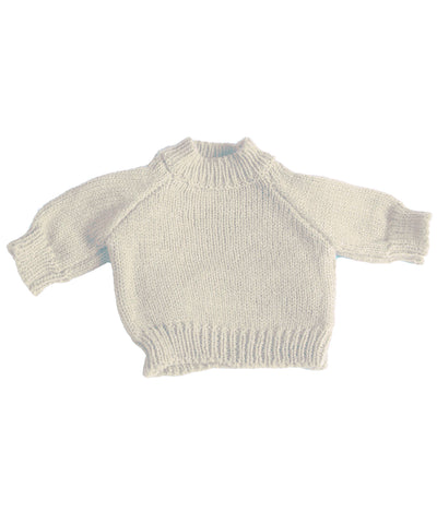 Jersey de peluche | Crema - Marfil