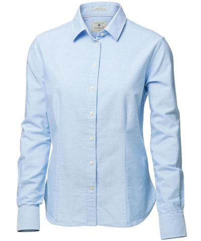 Camisa Oxford clsica para mujer Rochester | Azul Claro
