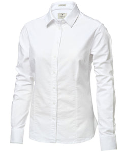 Camisa Oxford clsica para mujer Rochester | Blanco