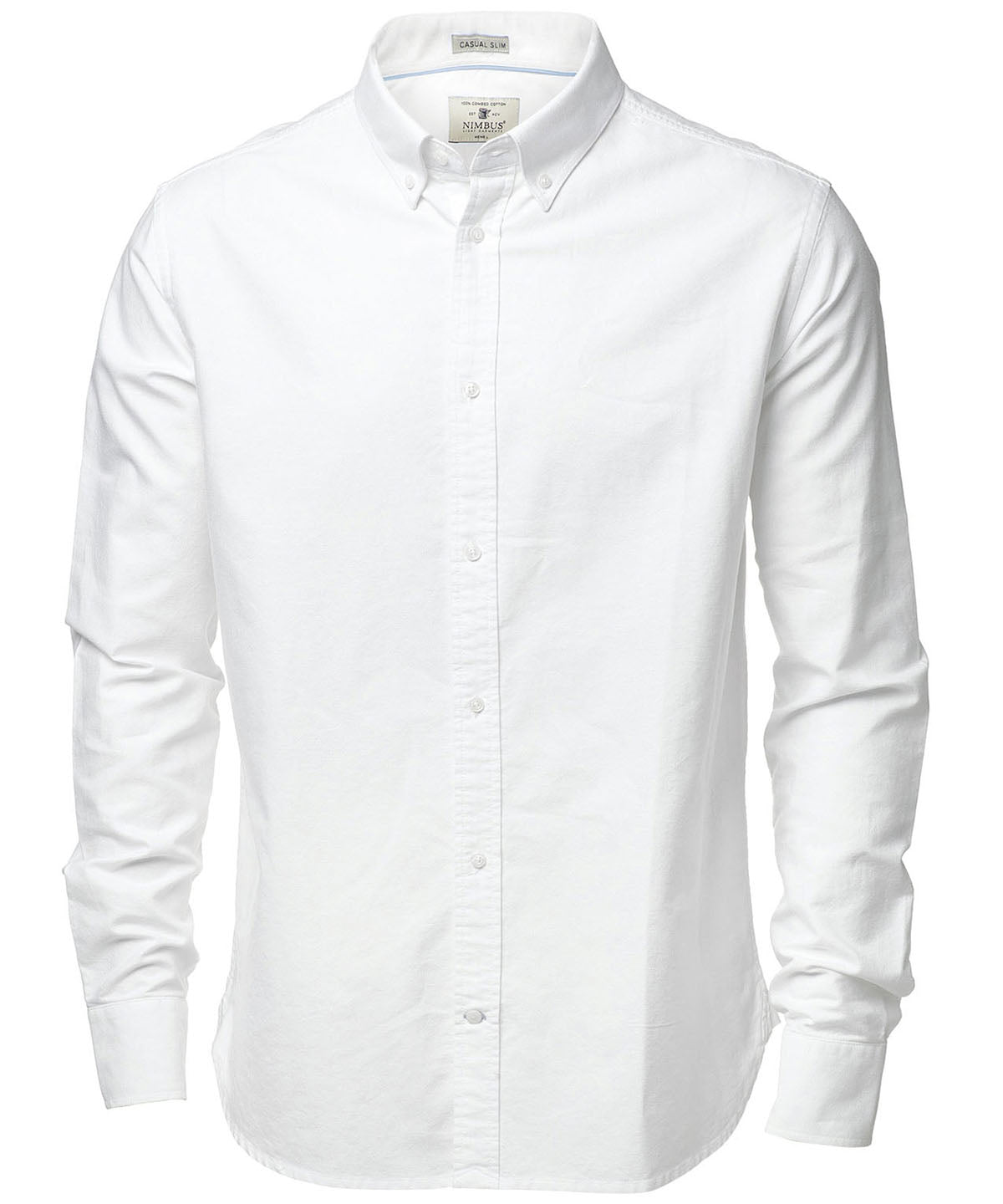 Camisa Oxford classique de coupe moderne Rochester | Blanco