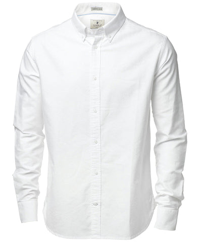 Camisa Oxford classique de coupe moderne Rochester | Blanco