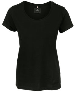 Camiseta Danbury de piqu para mujer | Negro