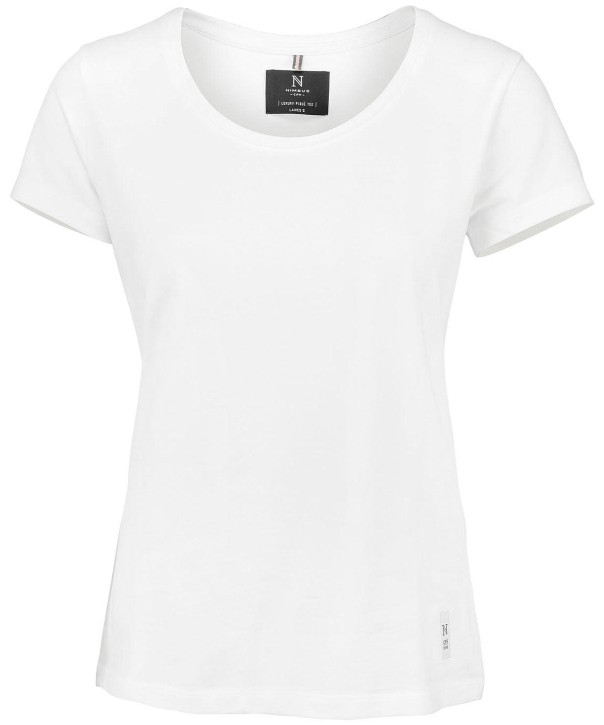Camiseta Danbury de piqu para mujer | Blanco