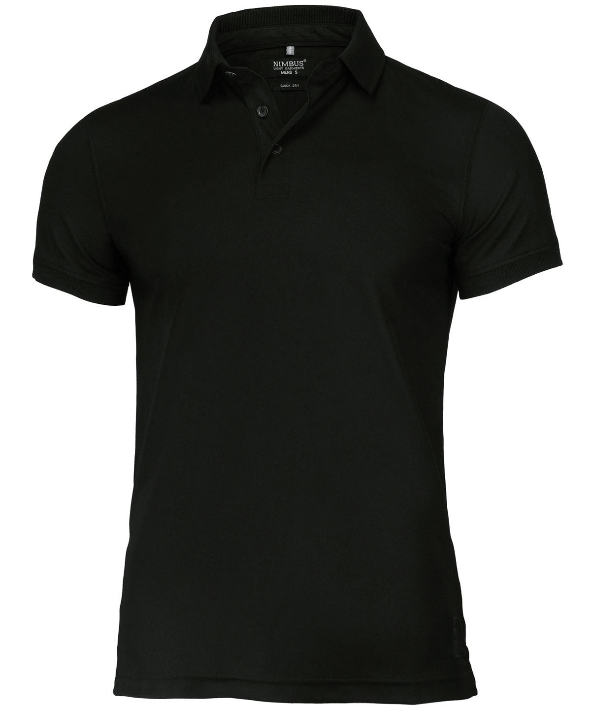 Polo de rendimiento de secado rpido Clearwater | Negro