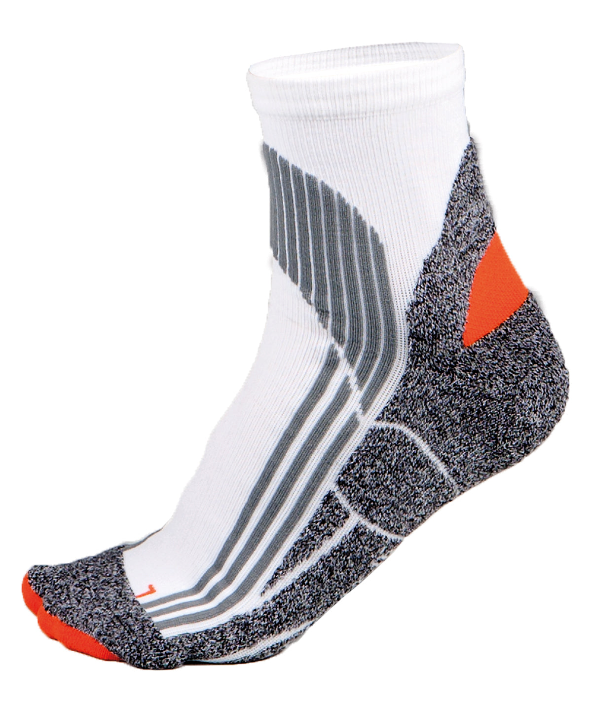 Calcetines tcnicos deportivos | Blanco/Gris/Naranja