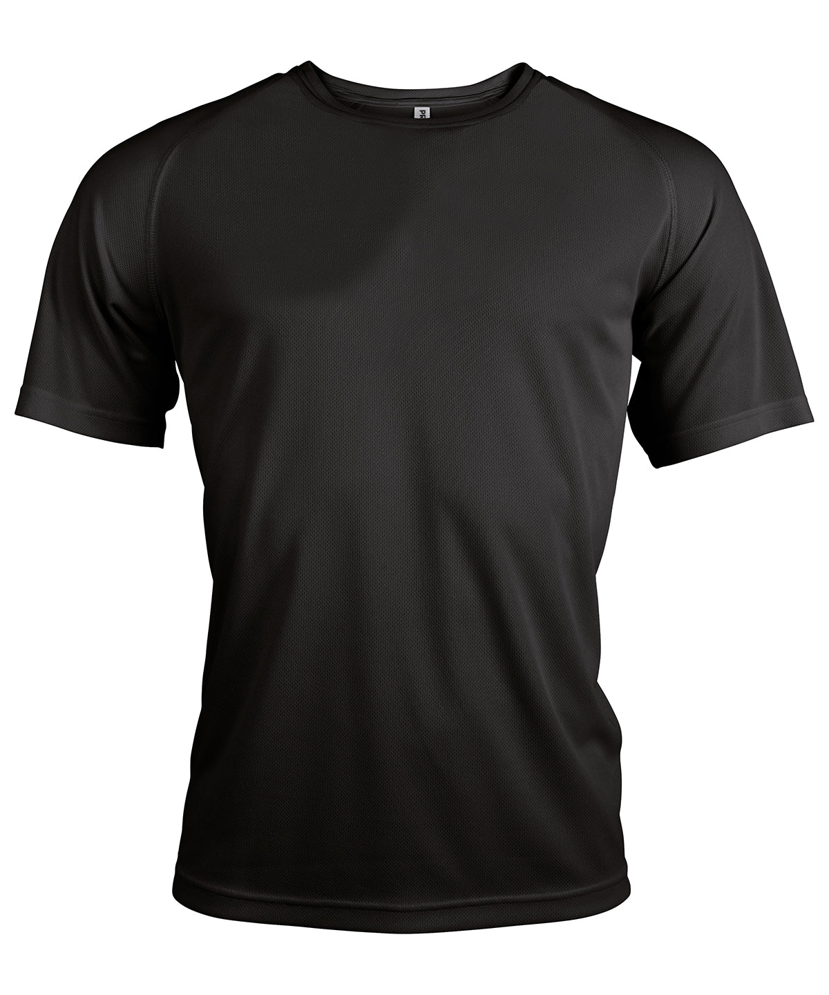 Camiseta deportiva de manga corta para hombre | Negro