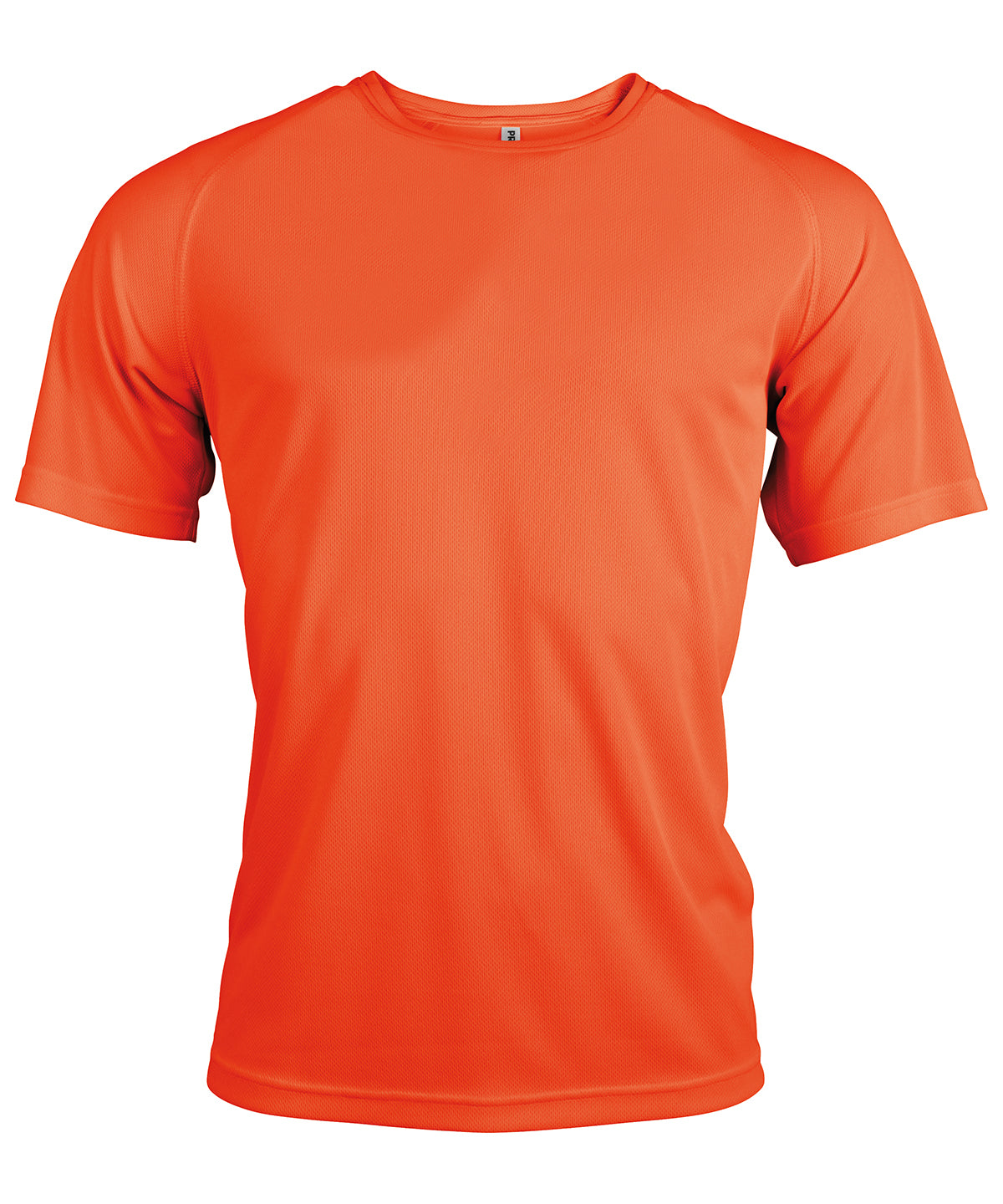 Camiseta deportiva de manga corta para hombre | Naranja Fluorescente