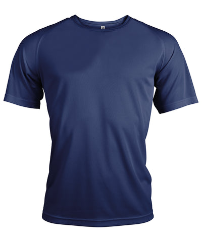 Camiseta deportiva de manga corta para hombre | Azul Marino