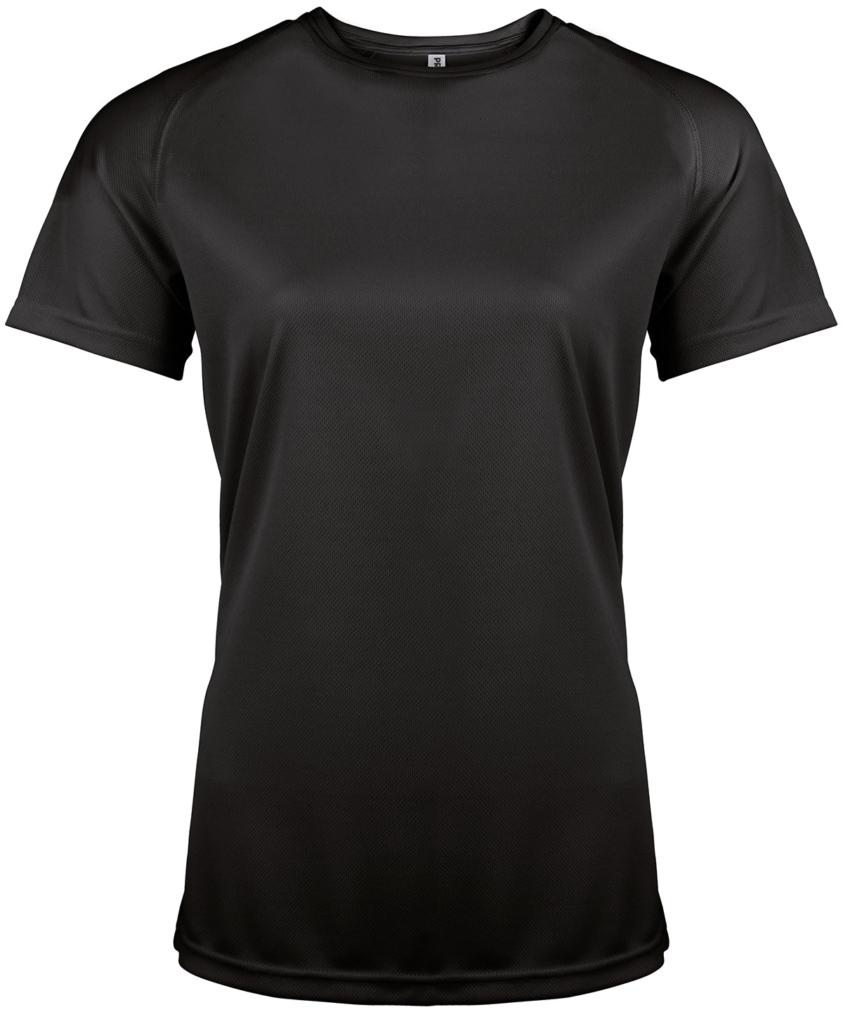 Camiseta deportiva de manga corta para mujer | Negro